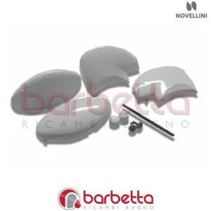 CONFEZIONE MONTAGGIO KING FISSO VERSIONE 01 IN FINITURA CROMO RICAMBIO NOVELLINI R01KIFI1-K