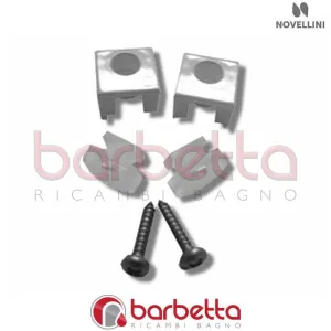CONFEZIONE COPPIA AMMORTIZZATORI KING A R IN FINITURA CROMO RICAMBIO NOVELLINI R08KIAR1-K
