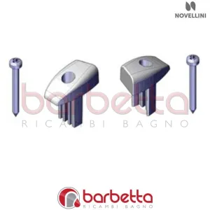 TERMINALI PROFILO PORTAMAGNETE KING N 2A RICAMBIO NOVELLINI R06KIN2A1-K