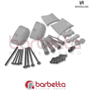 CONFEZIONE MONTAGGIO KING 2A 2AV IN FINITURA BIANCO RICAMBIO NOVELLINI R01KI2A1-A
