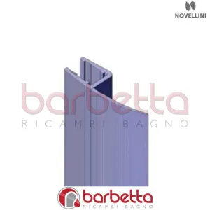 GUARNIZIONE VERTICALE DI BATTUTA KING N 2P RICAMBIO NOVELLINI R50KIN2P1-TR