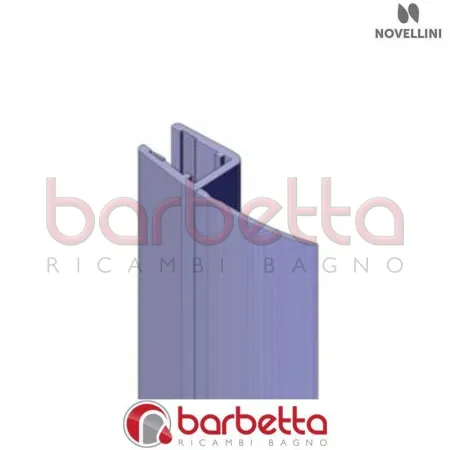 GUARNIZIONE VERTICALE DI BATTUTA KING N 2P RICAMBIO NOVELLINI R50KIN2P1-TR
