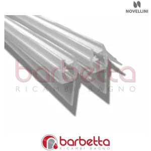 CONFEZIONE COPPIA GUARNIZIONI ORIZZONTALE ANTA DX KING G RICAMBIO NOVELLINI R51KIGD1-TR