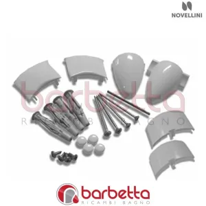 CONFEZIONE MONTAGGIO KING GIREVOLE IN FINITURA CROMO RICAMBIO NOVELLINI R01KIGI1-K