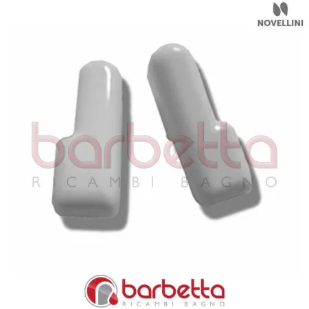 CONFEZIONE TAPPI PROFILO ORIZZONTALI ANTA MOBILE IN FINITURA BIANCO RICAMBIO NOVELLINI R04KIAN1-A