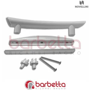 MANIGLIA DESTRA E CONTROMANIGLIA KING G IN FINITURA CROMO RICAMBIO NOVELLINI R40MAKG2PD1-K