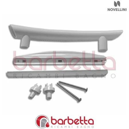 MANIGLIA DESTRA E CONTROMANIGLIA KING G IN FINITURA CROMO RICAMBIO NOVELLINI R40MAKG2PD1-K