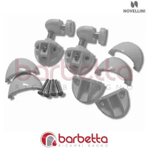 CONFEZIONE CUSCINETTI INFERIORI KING 2P IN FINITURA BIANCO RICAMBIO NOVELLINI R03KI2P1-A