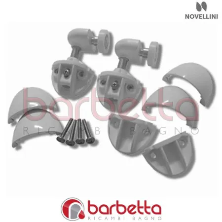 CONFEZIONE CUSCINETTI INFERIORI KING 2P IN FINITURA BIANCO RICAMBIO NOVELLINI R03KI2P1-A