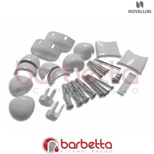 CONFEZIONE MONTAGGIO KING 2P IN FINITURA BIANCO RICAMBIO NOVELLINI R01KI2P1-A