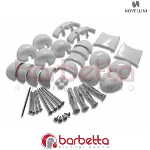 CONFEZIONE MONTAGGIO KING R IN FINITURA BIANCO RICAMBIO NOVELLINI R01KIR1-A