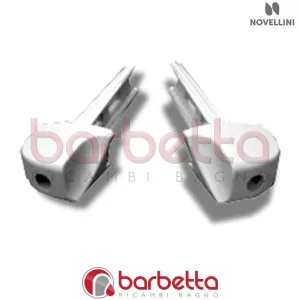 CONFEZIONE TAPPI PORTAMAGNETE KING R IN FINITURA CROMO RICAMBIO NOVELLINI R04KIR1-K