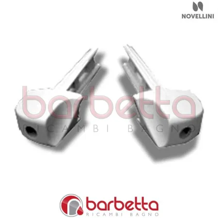 CONFEZIONE TAPPI PORTAMAGNETE KING R IN FINITURA CROMO RICAMBIO NOVELLINI R04KIR1-K