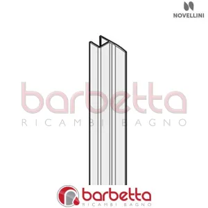 GUARNIZIONE VERTICALE PENNA FISSO KUADRA 3V RICAMBIO NOVELLINI R50KU3V1-B