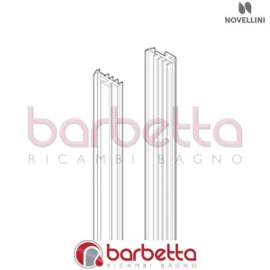 COPPIA GUARNIZIONI PROFILO A MURO ELISEO H RICAMBIO NOVELLINI R50PESEH1-TR