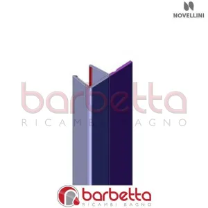 GUARNIZIONE VERTICALE FISSO KUADRA R 90 RICAMBIO NOVELLINI R50KUR901-B