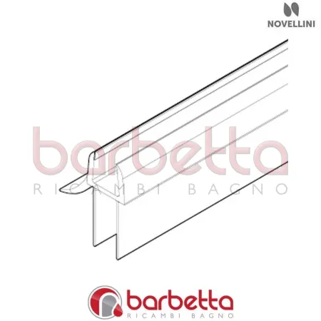 GUARNIZIONE ORIZZONTALE TENUTA L354 GIADA HA37 RICAMBIO NOVELLINI R51GIHA37-TR