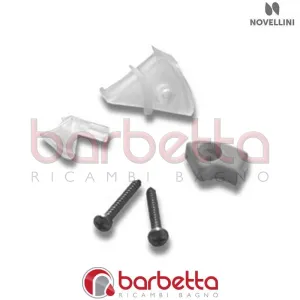 CONFEZIONE E BUSSOLE LATO SX 2G-G IN FINITURA BIANCO RICAMBIO NOVELLINI R03GIC-30
