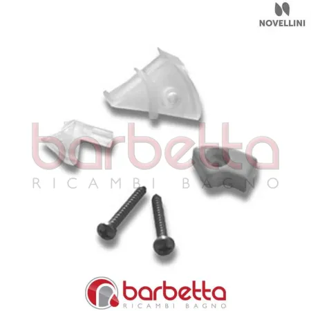 CONFEZIONE E BUSSOLE LATO SX 2G-G IN FINITURA BIANCO RICAMBIO NOVELLINI R03GIC-30