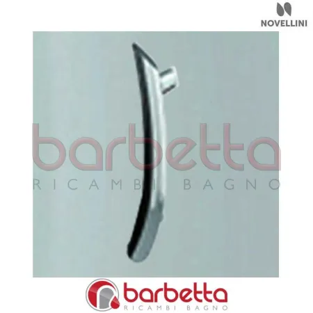 MANIGLIA DESTRA PER BOX DOCCIA GIADA JOL IN FINITURA SILVER RICAMBIO NOVELLINI R40MAGJD1-40