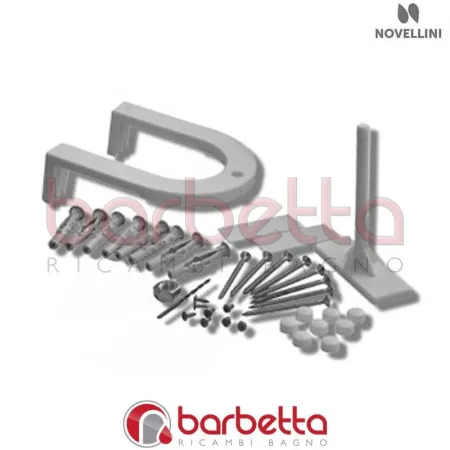 CONFEZIONE MONTAGGIO GIADA R-2B-2G-1B-PENTAGONO IN FINITURA PLATINUM RICAMBIO NOVELLINI R01GIA-67