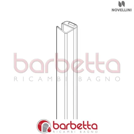MAGNETE BN 01 FG IN FINITURA TRASPARENTE RICAMBIO NOVELLINI R10BNFG1-TR