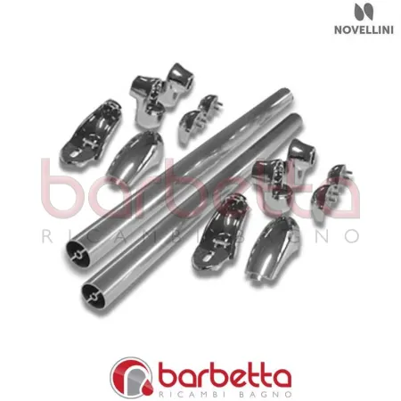 BARRE SOSTEGNO YOUNG L 471 MM IN FINITURA CROMO RICAMBIO NOVELLINI R80YOU471-K