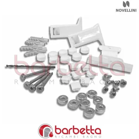 CONFEZIONE MONTAGGIO YOUNG SOFFIETTO IN FINITURA SILVER RICAMBIO NOVELLINI R01YOSO1-40