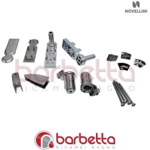 CONFEZIONE CERNIERE+TAPPI MISTRAL 1B-2B-2G RICAMBIO NOVELLINI R02MSB2G-K