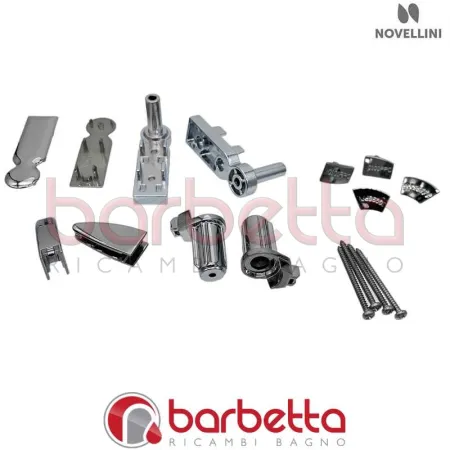 CONFEZIONE CERNIERE+TAPPI MISTRAL 1B-2B-2G RICAMBIO NOVELLINI R02MSB2G-K