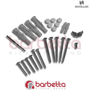 CONFEZIONE MONTAGGIO YOUNG R PENTAGONO IN FINITURA BIANCO RICAMBIO NOVELLINI R01YORP1-A