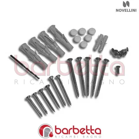 CONFEZIONE MONTAGGIO YOUNG R PENTAGONO IN FINITURA BIANCO RICAMBIO NOVELLINI R01YORP1-A