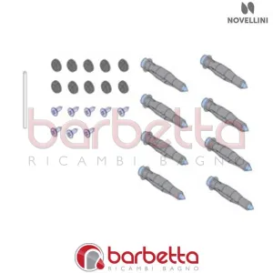 CONFEZIONE MONTAGGIO VITERIA YOUNG R1 IN FINITURA BIANCO RICAMBIO NOVELLINI R01YOUR1-A
