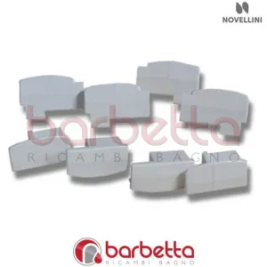 CONFEZIONE TAPPI STAR R 4 IN FINITURA GRIGIO RICAMBIO NOVELLINI R07HAR-10