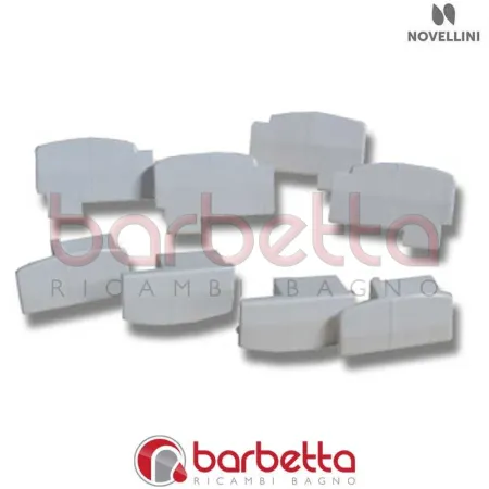 CONFEZIONE TAPPI STAR R 4 IN FINITURA GRIGIO RICAMBIO NOVELLINI R07HAR-10