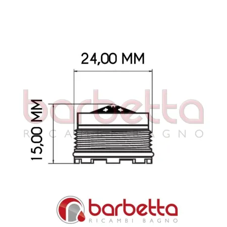 AERATORE CACHÉ FILTRO ROMPIGETTO 24 NEOPERL STD