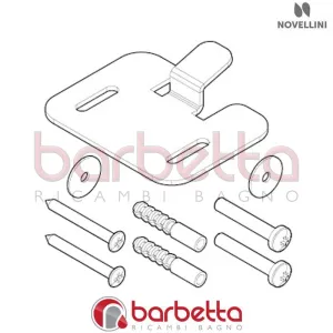 CONFEZIONE MONTAGGIO E VITERIA COLONNA REVOLUTION RICAMBIO NOVELLINI R01REV1V1
