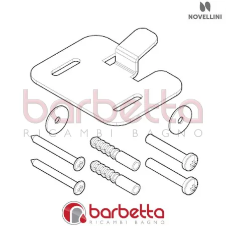 CONFEZIONE MONTAGGIO E VITERIA COLONNA REVOLUTION RICAMBIO NOVELLINI R01REV1V1