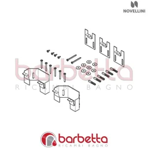 CONFEZIONE MONTAGGIO VITERIA E STAFFE SOUL 4 RICAMBIO NOVELLINI R0104SOU