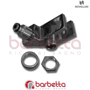 SUPPORTO DOCCIA QUADRATO CON PRESA ACQUA RICAMBIO NOVELLINI SUPDQUAD-K