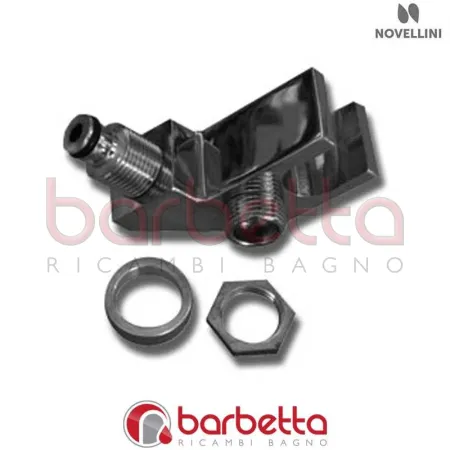 SUPPORTO DOCCIA QUADRATO CON PRESA ACQUA RICAMBIO NOVELLINI SUPDQUAD-K