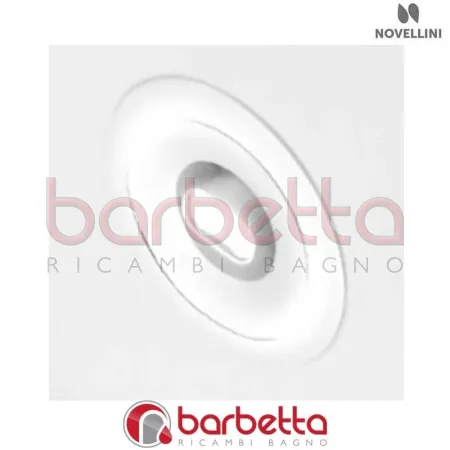 BOCCHETTA COMPLETA CON LUCE IN FINITURA BIANCO RICAMBIO NOVELLINI BOCISSTCL-A