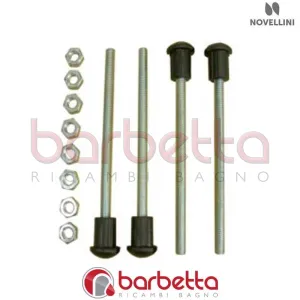 KIT PIEDINI VASCA CALOS E SENSE RICAMBIO NOVELLINI PIEDVCA1