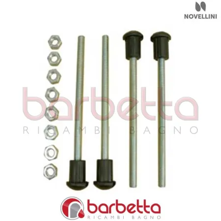 KIT PIEDINI VASCA CALOS E SENSE RICAMBIO NOVELLINI PIEDVCA1