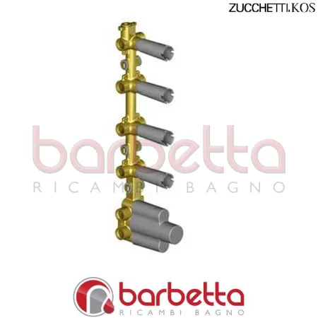 PARTE INCASSO TERMOSTATICO ZETAVALVES 4 ARRESTI ZUCCHETTI R97823