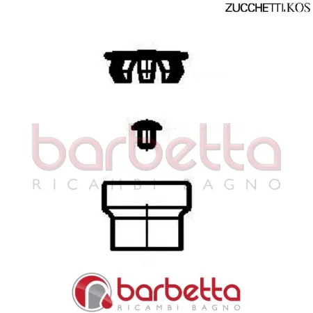 POMOLO MISCELATORE DEVIATORE JINGLE ZUCCHETTI R98756