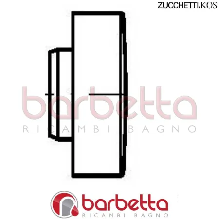 MANIGLIA DOCCETTA SAVOIR ZUCCHETTI R98045.1220CN