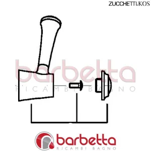 LEVA DEVIATORE AGORA' ZUCCHETTI R97221