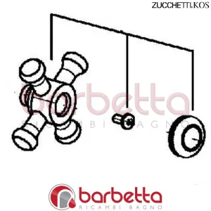 MANIGLIA TERMOSTATICO DELFI R97577