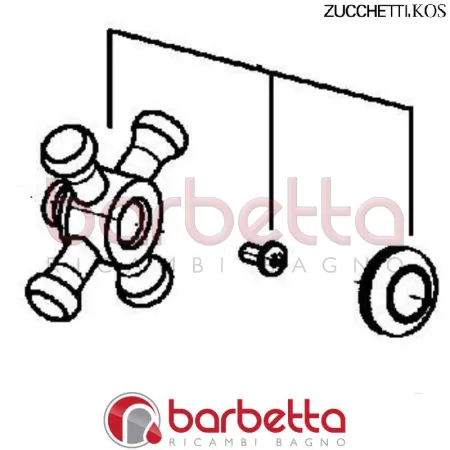 MANIGLIA TERMOSTATICO DELFI R97577